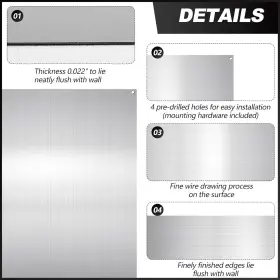 XIE-YAOCOM-249 YAOCOM Steel Backsplash Hood Stove #3