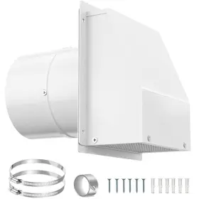 T07-6 YAWL Wall Vent Screen Damper Dryer Exhaust Cover Cap
