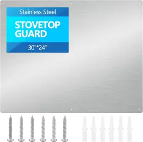 Backsplash YZHUPTE Thicken Hoods Steel Panel Splatter Gua