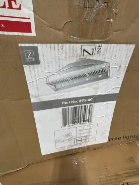 695-40 Z-LINE KITCHEN Zline Steel Hood Led