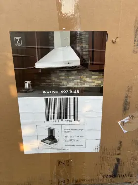 697-RD-48 Z-LINE KITCHEN Zline Steel Wall Hood Remote Blower