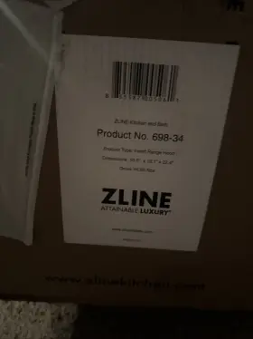 698-34 Z-LINE KITCHEN Zline Hood #3