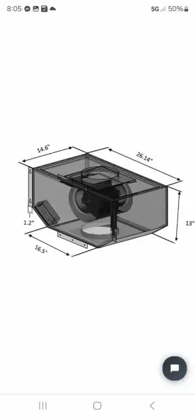 814118021099 Z-LINE KITCHEN Zline Single Remote Blower Hood