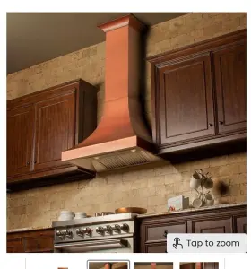 8632C-36 Z-LINE KITCHEN Zline Designer Copper Finish Wall