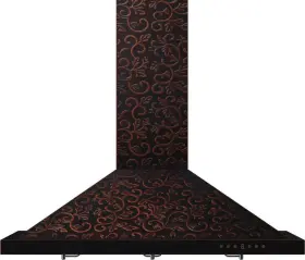 8KBF30 Z-LINE KITCHEN Wall Mount Hood Baked Copper Flower