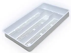 B694W Z-LINE KITCHEN Dial Mesh Cutlery Organizer Tray