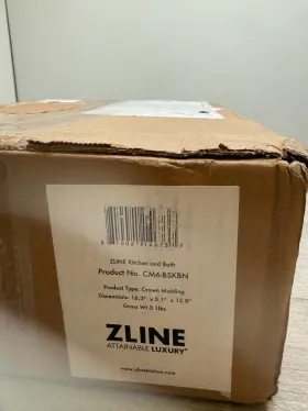 CM6-BSKBN Z-LINE KITCHEN Zline Crown Molding Wall Hood Flue