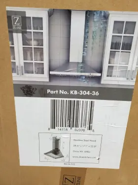 KB-304-36 Z-LINE KITCHEN Zline Steel Wall Mount Hood Led #2