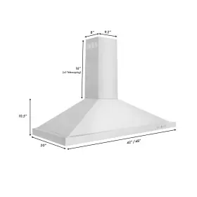 KB-304-48 Z-LINE KITCHEN Zline Steel Wall Mount Hood Led