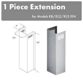 KB4STX-C Z-LINE KITCHEN Zline Chimney Steel Standard