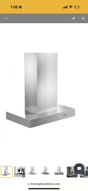 KECOMI-36 Z-LINE KITCHEN Zline Pro Steel Island Mount Hood #3