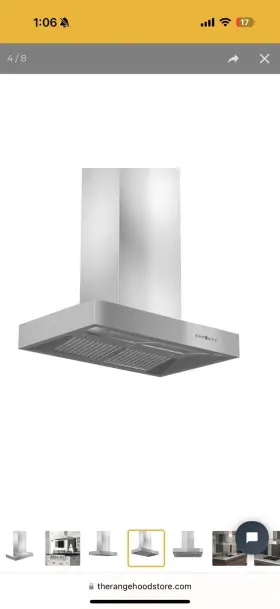 KECOMI-36 Z-LINE KITCHEN Zline Pro Steel Island Mount Hood