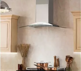 KN-30 Z-LINE KITCHEN Zline Wall Hood Glass Steel Led #3
