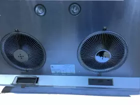 AK-2100 ZEPHYR Hood Wall Cabinet Steel Typhoon Halogen Lights #2