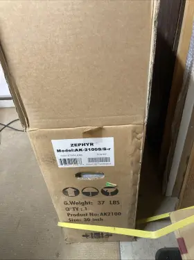 AK2100S ZEPHYR Cabinet Hood