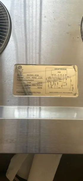 AK2500 ZEPHYR Kitchen Exhaust Hood Great #2