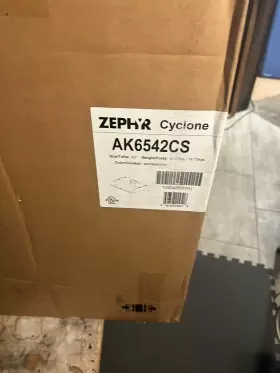 AK6542CS ZEPHYR Core Power Cyclone Cabinet Hood #2