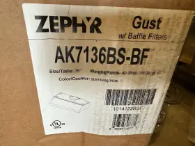 AK7136BS-BF ZEPHYR Core Steel Cabinet Hood #3