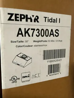 AK7300AS ZEPHYR Cabinet Smart Hood Blower Steel #3