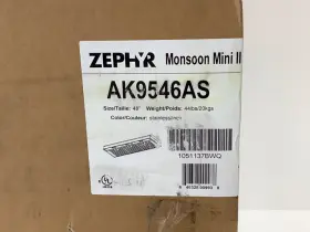 AK9546AS ZEPHYR Monsoon Mini Hood Steel #2