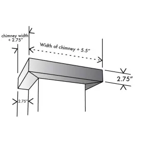 445021955961 ZLINE KITCHEN AND BATH Crown Molding Wall Mount #3