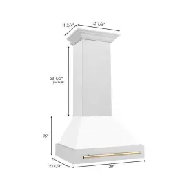 8654SNZ-WM30-G ZLINE KITCHEN AND BATH Autograph Cfm Ducted #3