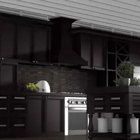 KBCC-36 ZLINE KITCHEN AND BATH Cfm Convertible Vent Wall Hood #2