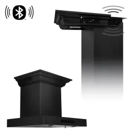 BSKENCRN-BT-24 ZLINE KITCHEN Wall Hood Steel Bluetooth Crown