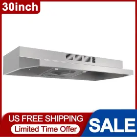 3976 ZOMAGAS Cabinet Hood Kitchen Cooking Fan Led Steel