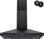 Firegas Black Range Hood 30 Inch, Wall Mount Kitchen Ducted/ductless Conver. Fixed Price $162.52.