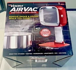 Voom Airvac Portable Range Hood 3 Speed Remove Odors Kitchen Exhaust Fan Quiet. Fixed Price $36.99.