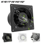 4/6/8/10/12" Square Exhaust Fan High Speed Wall Mounted Vent Blower Duct Usa. Fixed Price $29.99.