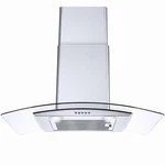 30 Inch Wall Mount Range Hood Kitchen Stainless Steel Vent Tempered Glass New. Fixed Price $168.99.