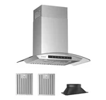 Vikio 30 In. 900cfm Ducted Wall Mount With Led Light Range Hood. Fixed Price $249.99.