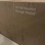 Vikio 36 In. 900 Cfm Wall Mount Range Hood In Stainless Steel W/charcoal Filter. Fixed Price $250.00.