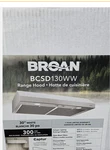 Broan Bcsd130ww Glacier White Range Hood, 30-inch. Fixed Price $100.00.