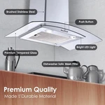 30in Ducted Wall Mount Range Hood Stainless Steel 450cfm Kitchen Stove Vent New. Fixed Price $159.99.