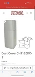 Kobe Duct Cover Stainless Steel 41" Ch1120dc-1. Fixed Price $40.00.
