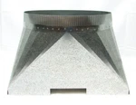 Vent-a-hood Dual Island Transition For T400 Cluster Blower Vp549 12"diameter Oem. Fixed Price $25.00.