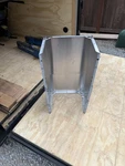 Viking 16" X 12" Duct Cover Extension Stainless Steel Chimney Style Wall Hoods. Fixed Price $130.00.