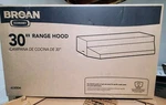 Broan 30"w Steel Non Ducted Under Cabinet Range Hood - Stainless Finish. Fixed Price $65.00.