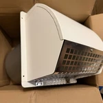 Hooded Wall Vent 6 In X 8-1/4 Galvanized Steel White/silver Screen. Fixed Price $20.99.