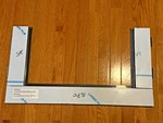 Samsung Range Hood Trim For Nk30r5000wg Hrt-lnd Area. Fixed Price $58.58.