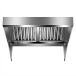 Exhaust Hood 5ft Commercial Stainless Steel 2 Oil Filters Garvee Rust Resistant. Fixed Price $753.99.