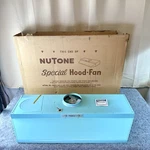 New Vintage Mcm Nutone 42" Special Range Hood Fan, 250 Cfm, Frigidaire Turquoise. Fixed Price $975.00.