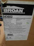 Broan 643602 - 36" Rangemaster 6400 Range Hood Biscuit. Fixed Price $279.00.