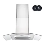 Range Hood 30 Inch Ducted Ductless Convertible Wall Mount Led Stainless Firegas. Fixed Price $299.99.