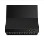 36 In. 900 Cfm Wall Mount Range Hood In Titanium Stainless Steel With Gold. Fixed Price $2127.13.