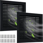 2 Pcs 26" X Gable Vent Aluminum Alloy Wall Vents Shed Attic With Screen. Fixed Price $160.09.