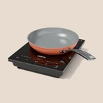 Ciarra Cooking Essential Bundle 2: Induction Cooktop & Fry Pan Orange. Fixed Price $189.99.